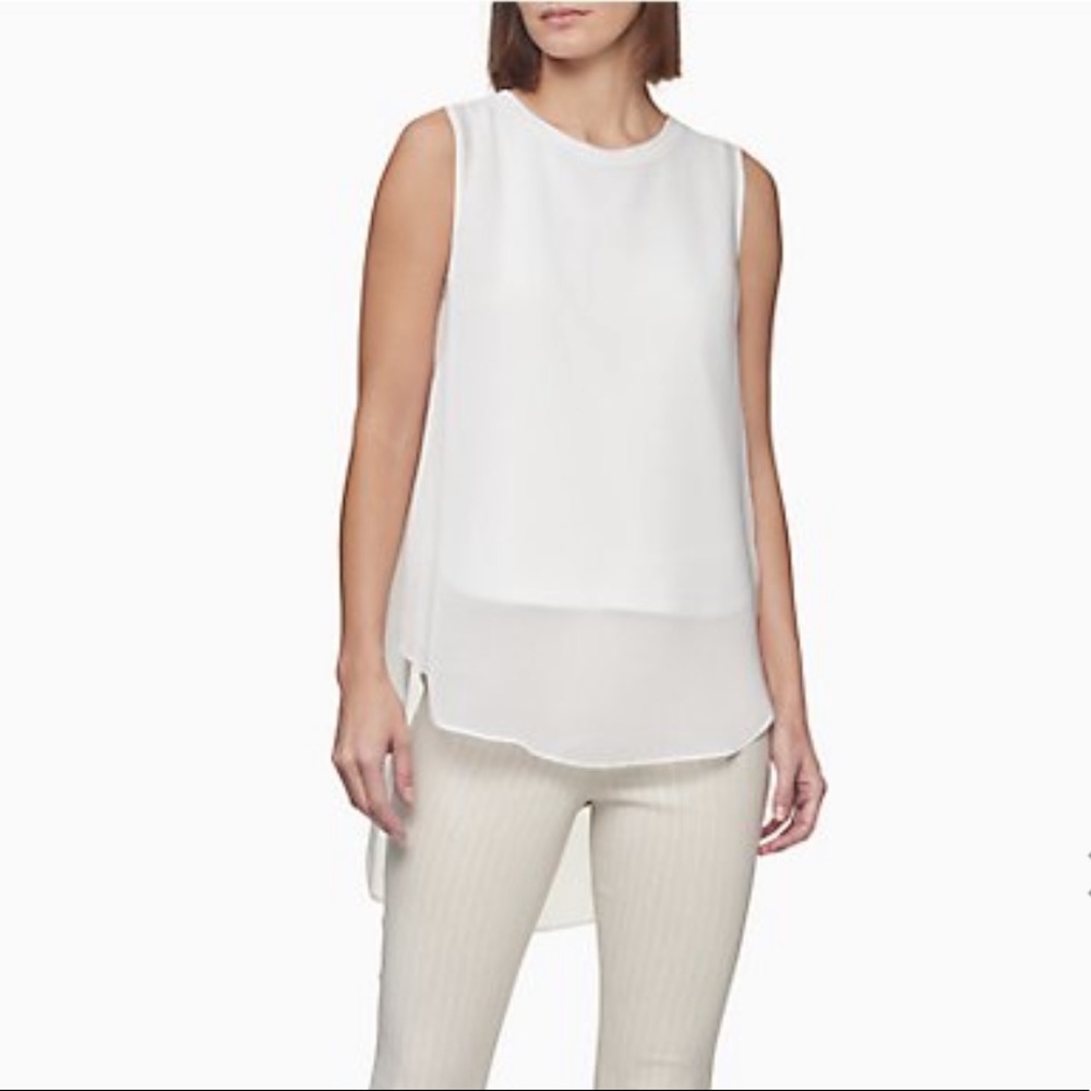 NWT Calvin Klein High Low Tank